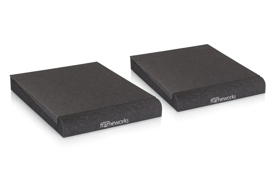 Gator Frameworks GFW-ISOPAD-MD Studio Monitor Isolation Pads - Medium 