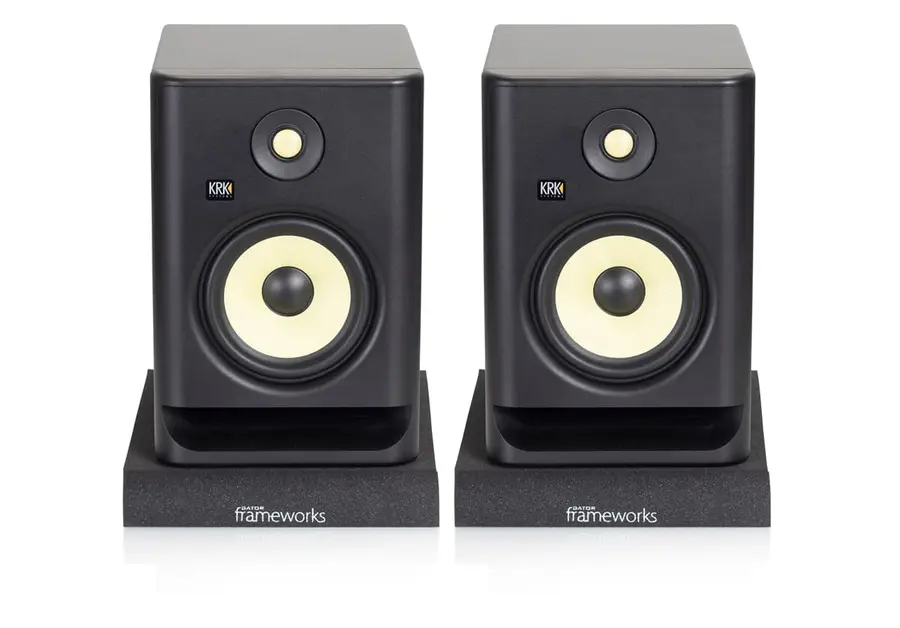 Gator Frameworks GFW-ISOPAD-MD Studio Monitor Isolation Pads - Medium 