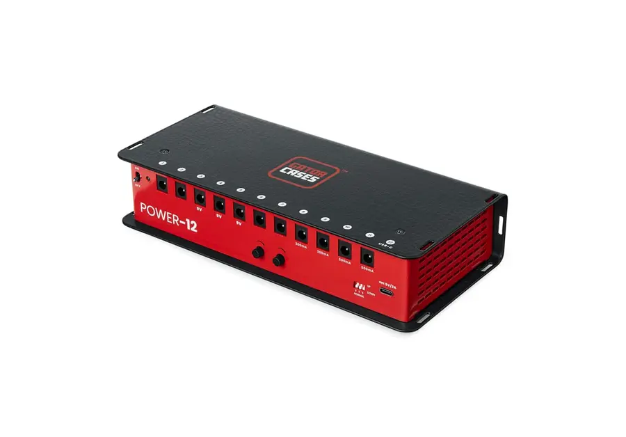Gator Frameworks GTR-PWR-12-F Pedal Board Power Supply 12 Outputs 