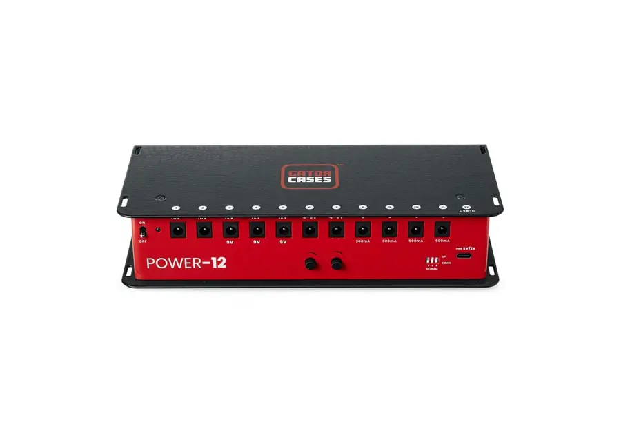 Gator Frameworks GTR-PWR-12-F Pedal Board Power Supply 12 Outputs 