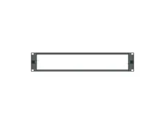 Klotz 19" MIS modul frame 2RU 195mm black 1x 84MU Front+Rear
