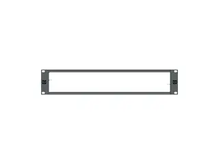 Klotz 19" MIS modul frame 2RU 195mm black 1x 84MU Front+Rear