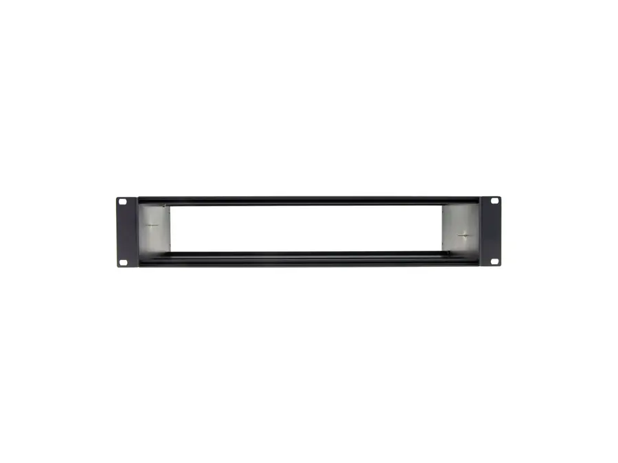 Klotz 19" MIS modul frame 2RU 195mm black 1x 84MU Front+Rear 