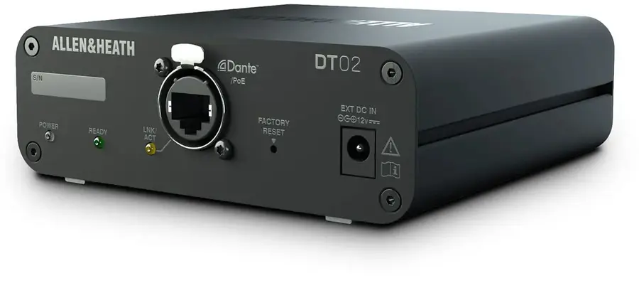 A&H Dante Output Interface - 2 OUT no hardware inc PSU 