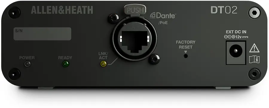 A&H Dante Output Interface - 2 OUT no hardware inc PSU 