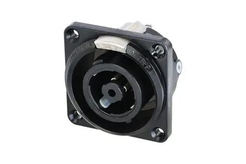 Neutrik NLT8FPXX-BAG Speakon chassis 8P HUN Sort G-type lås 