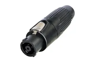 Neutrik NLT8FXX-BAG Speakon plugg 8P Hun Sort låsbar