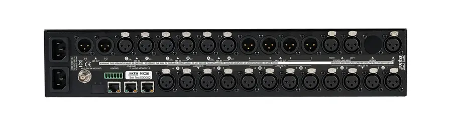 XTA MX36 DSP Console Switching Systems DANTE 