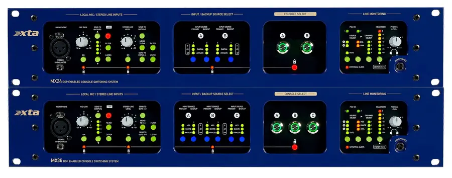 XTA MX36 DSP Console Switching Systems DANTE 