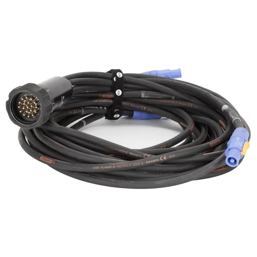 RCF CBL LKS 19 Sub Fanout kabel LKS, 2x 2.5 - 2x 5.0 - 2x 10.0 M 