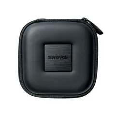 Shure SQUARE Zipper Earphone Pouch Black