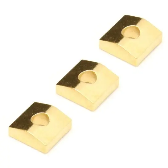 Floyd Rose FRX Nut Clamping Blocks (3 pcs), Satin Gold 