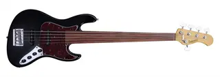 Sadowsky 21 Fret Vintage JJ Bass 5 BK SHP CH Act. 2way JJ PU OKU Fretless