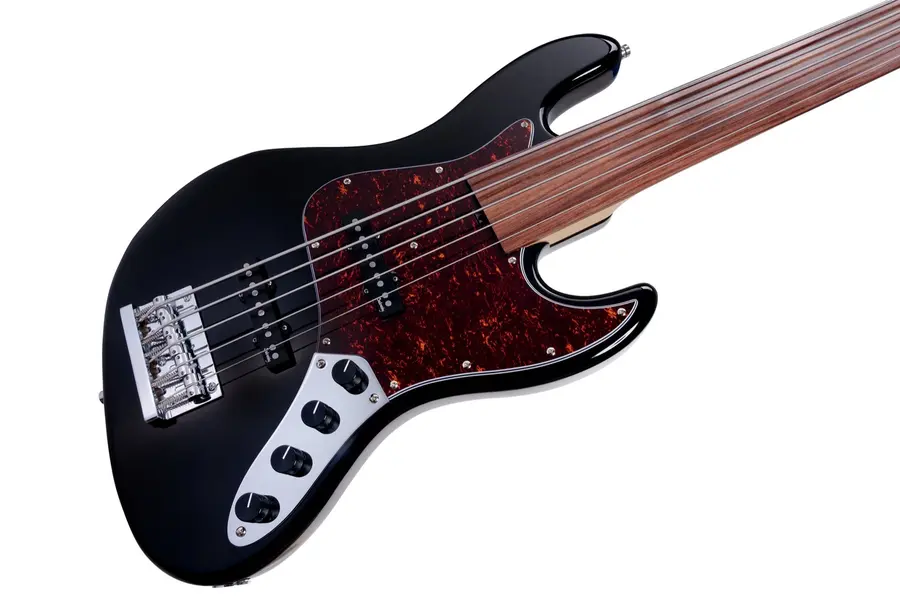 Sadowsky 21 Fret Vintage JJ Bass 5 BK SHP CH Act. 2way JJ PU OKU Fretless 