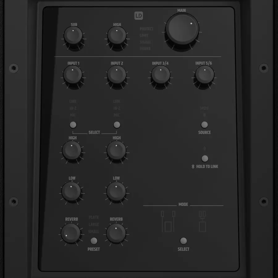 LD Systems DAVE 18 G4X Kompakt 2.1 Aktivt PA-anlegg 