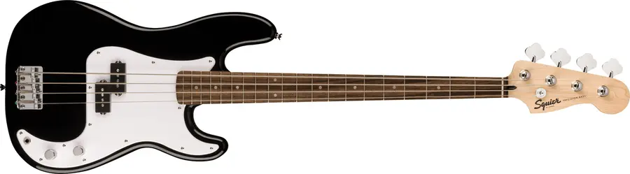 Squier Sonic Precision Bass, Laurel White Pickguard, Black 