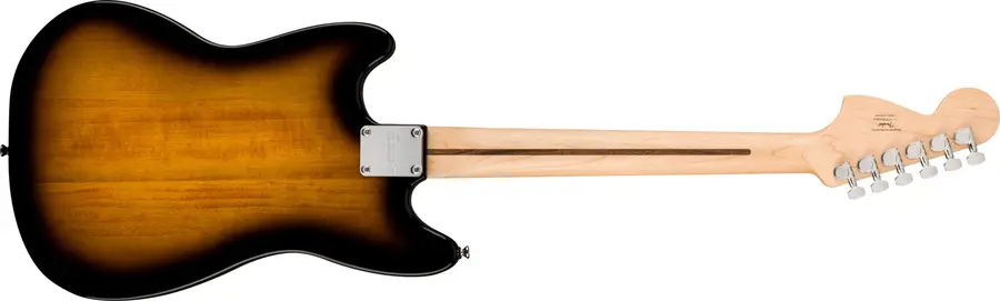 Squier Sonic Mustang, Maple White Pickguard, 2-Color Sunburst 