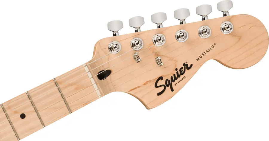Squier Sonic Mustang, Maple White Pickguard, 2-Color Sunburst 