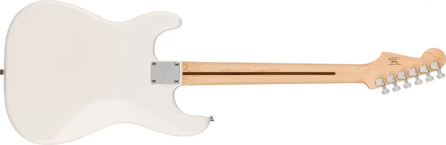 Squier Sonic Stratocaster HT, Maple White Pickguard, Arctic White 