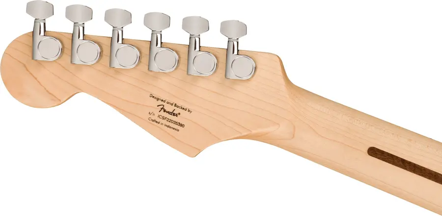 Squier Sonic Stratocaster HT, Maple White Pickguard, Arctic White 