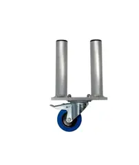 PROLYTE SM-L StageDex riserhjul dobbel Plattinghøyde=40cm, m/brems