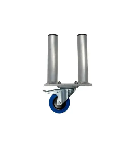 PROLYTE SM-L StageDex riserhjul dobbel Plattinghøyde=40cm, m/brems 