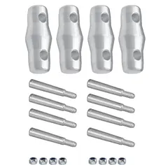 PROLYTE Koblingskit S52T Mutter/Mutter Kon, Spigot og  Mutter