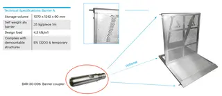 PROLYTE BAR-30 Barrikadekobling Avtagbar