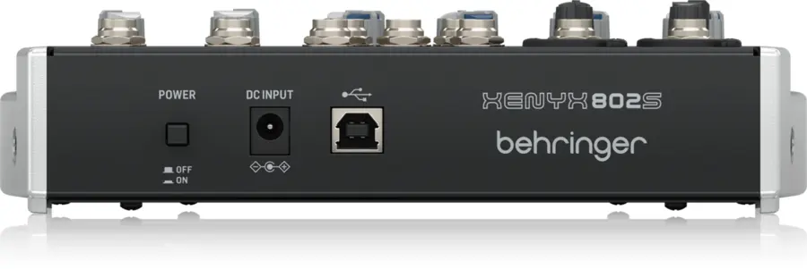 Behringer XENYX 802S 8 input mixer w/USB Streaming interface 