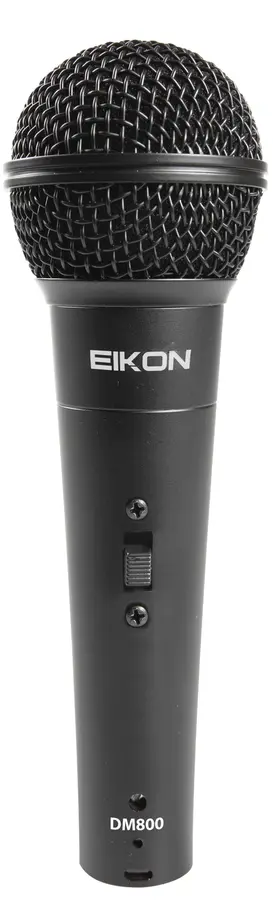 Eikon DM800 dynamisk vokal mikrofon m/ 5m mikrofonkabel 