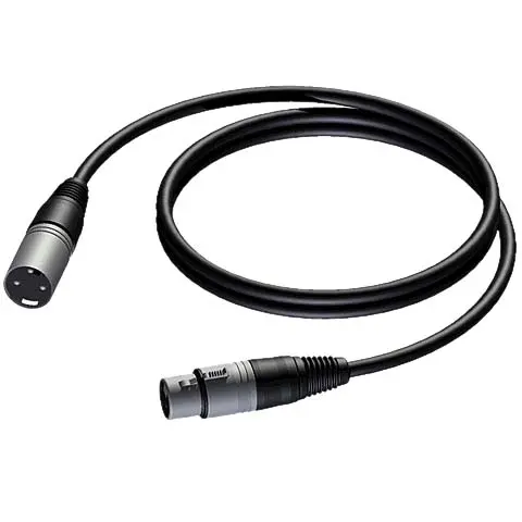 Eikon DM800 dynamisk vokal mikrofon m/ 5m mikrofonkabel 