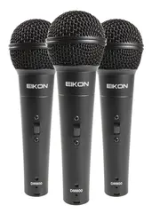 Eikon DM800Kit Kit3 Dynamic Microphones m/ switch