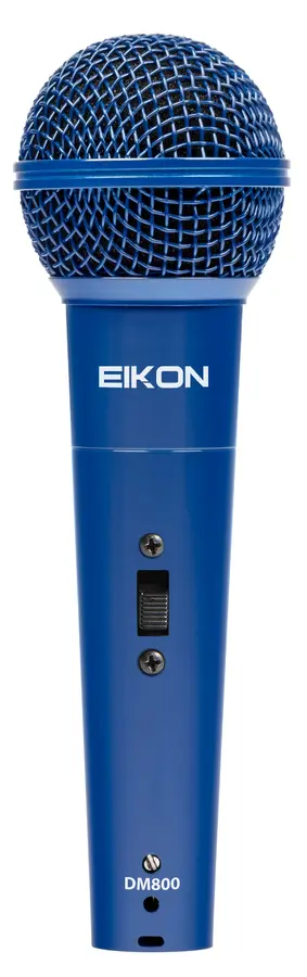 Eikon DM800BL Dynamic Microphone with XLR cable, Blue 
