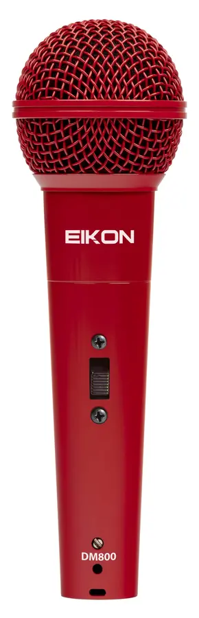 Eikon DM800RD Dynamic Microphone with XLR cable, Red 