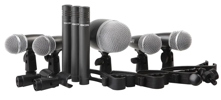 Eikon DMH8XL 8 Pcs Drum Kit Microphone 