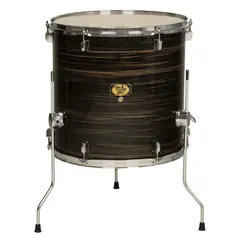 Tamburo TB T5LXFT1616WGBK Gulvtam 16"x 16" WRAP/PVC black wood