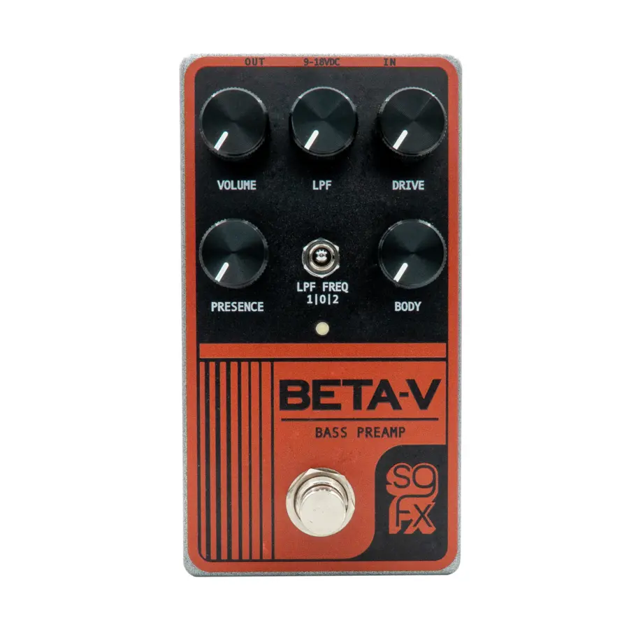 SolidGoldFX BETA-V Basspreamp med drive 