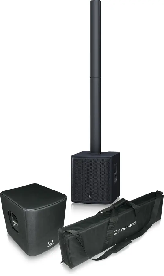 Turbosound iNSPIRE iP2000 V2 BUNDLE Aktiv søyle-PA inkl. bagger 