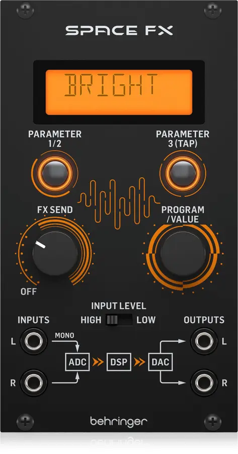 Behringer Space FX 24-bit Stereo Multi-FX Engine Module 