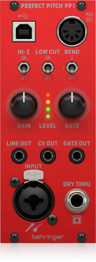 Behringer Perfect Pitch PP1 Guitar+Audio to MIDI, USB and CV 