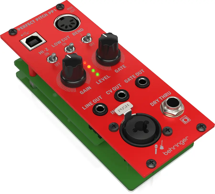 Behringer Perfect Pitch PP1 Guitar+Audio to MIDI, USB and CV 