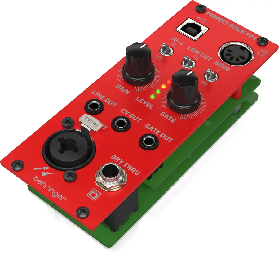 Behringer Perfect Pitch PP1 Guitar+Audio to MIDI, USB and CV 