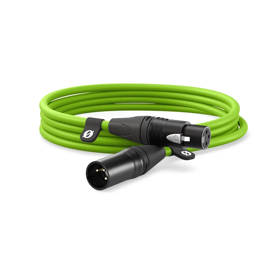 Røde XLR Mikrofonkabel Green 3 meter 