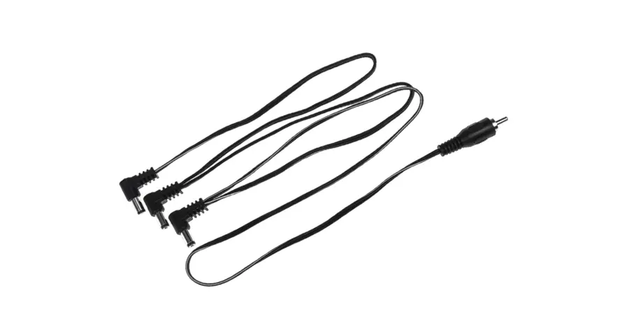 CIOKS 1533 3-way daisy chain Flex type 1 30+30+50cm (sort) 