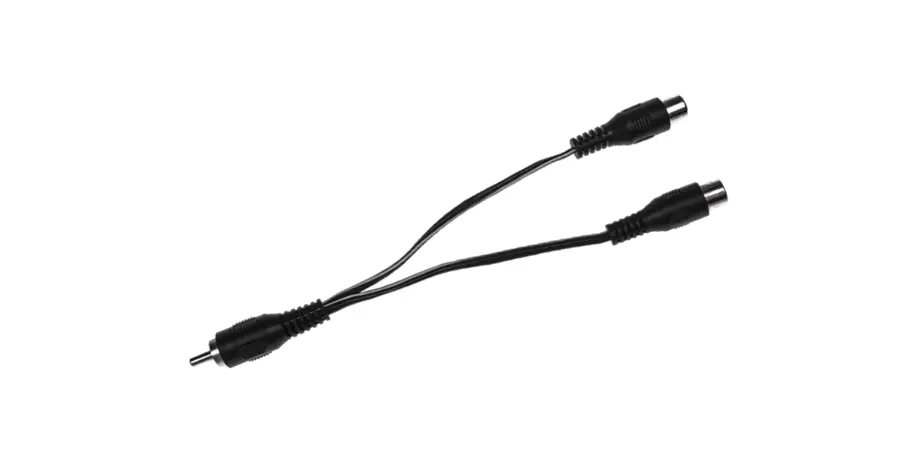 CIOKS 1002 Split adapter Flex 10cm (sort) 