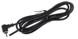 CIOKS 1000-R Open end Flex, sort Round cable &amp; angled RCA plug