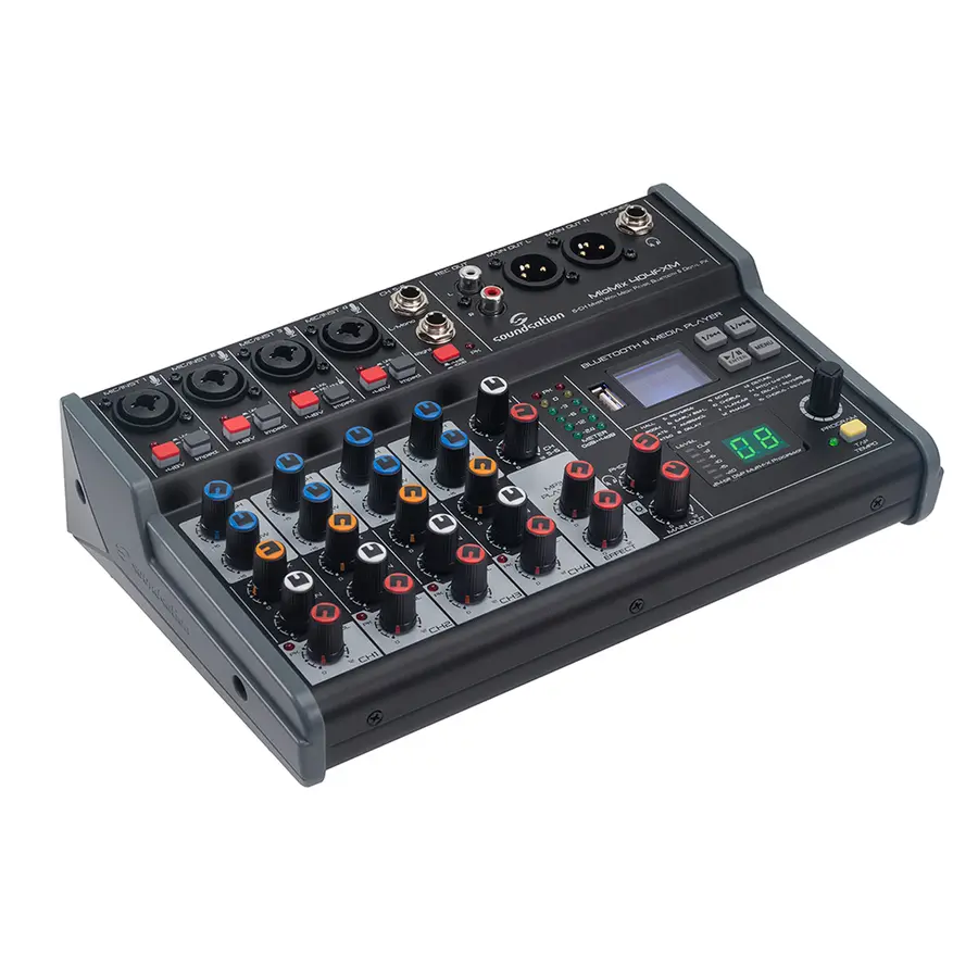 Soundsation MIOMIX 404FXM 6Kanals Mikser USB, Bluetooth 