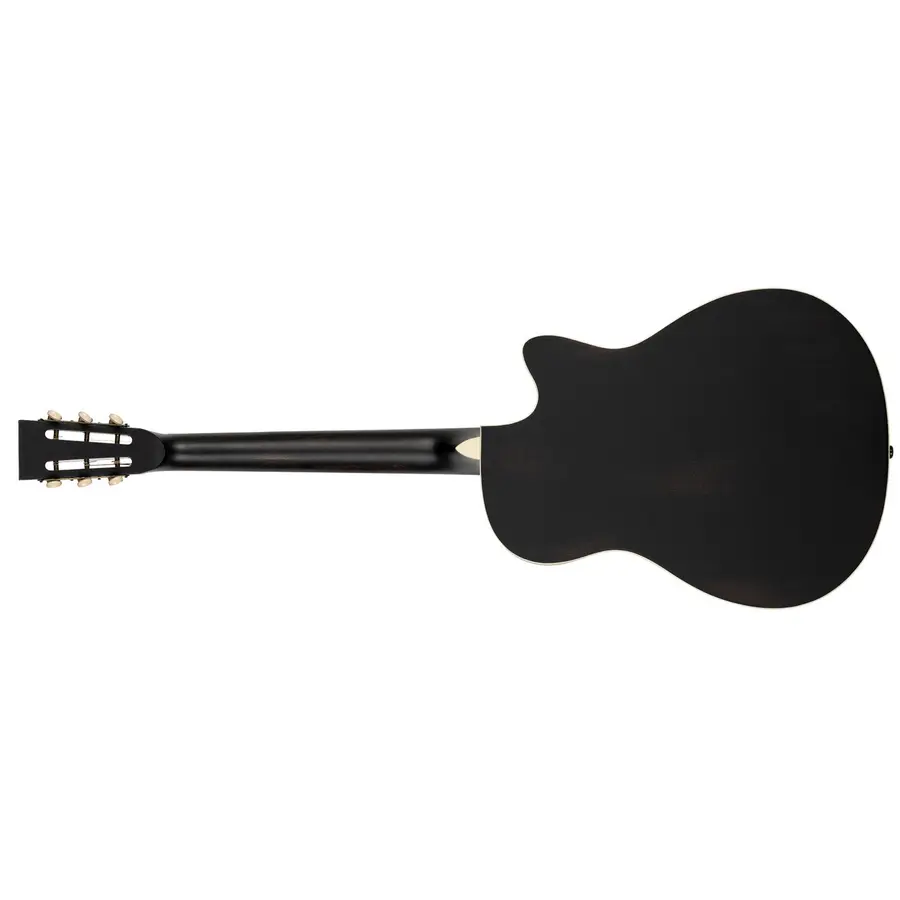 Ortega RRG40CE-DBK-L Resonator Guitar Distressed satin black, Left-handed 