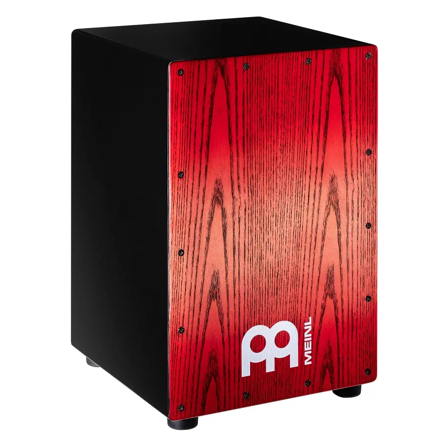 Meinl MCAJ100BK-TRF Headliner Snare Cajon Black - Tango Red Fade 