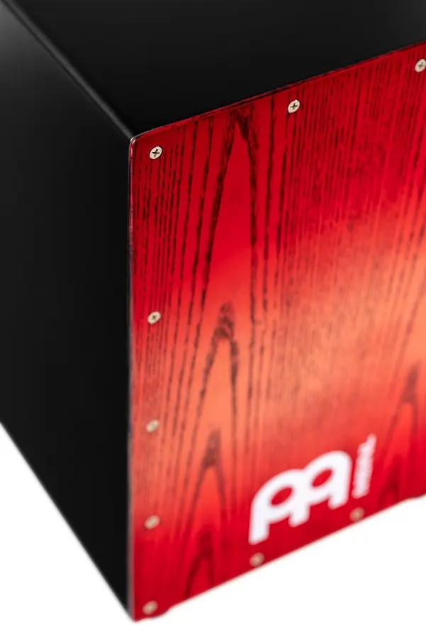 Meinl MCAJ100BK-TRF Headliner Snare Cajon Black - Tango Red Fade 